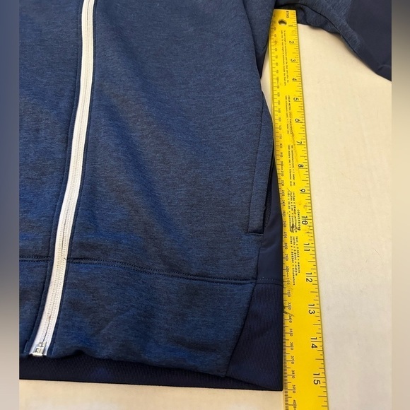 Under Armour women’s qualifier hybrid warm up blue zip up jacket in size XS B14 - Picture 2 of 9